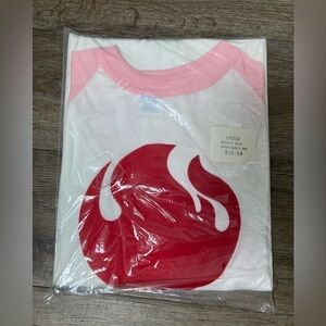 Vintage 1982 Knoxville World’s Fair Baseball Ringer T-shirt 3/4 sleeves pink NEW